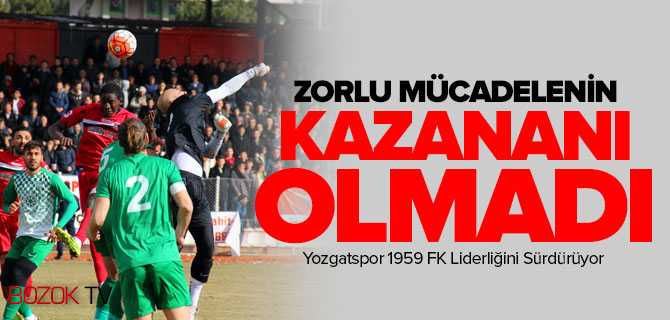 Yozgatspor 1959 FK, Kayseri Şekerspor Yenişemedi